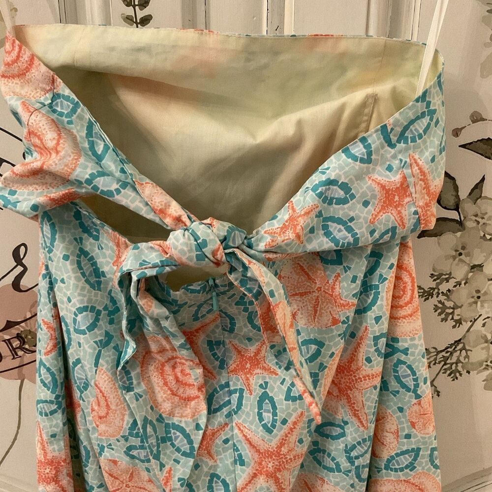 Lilly Pulitzer Sabrina Dress Caribbean Blue Strapless Size 4 NWT $182 - Picture 10 of 13